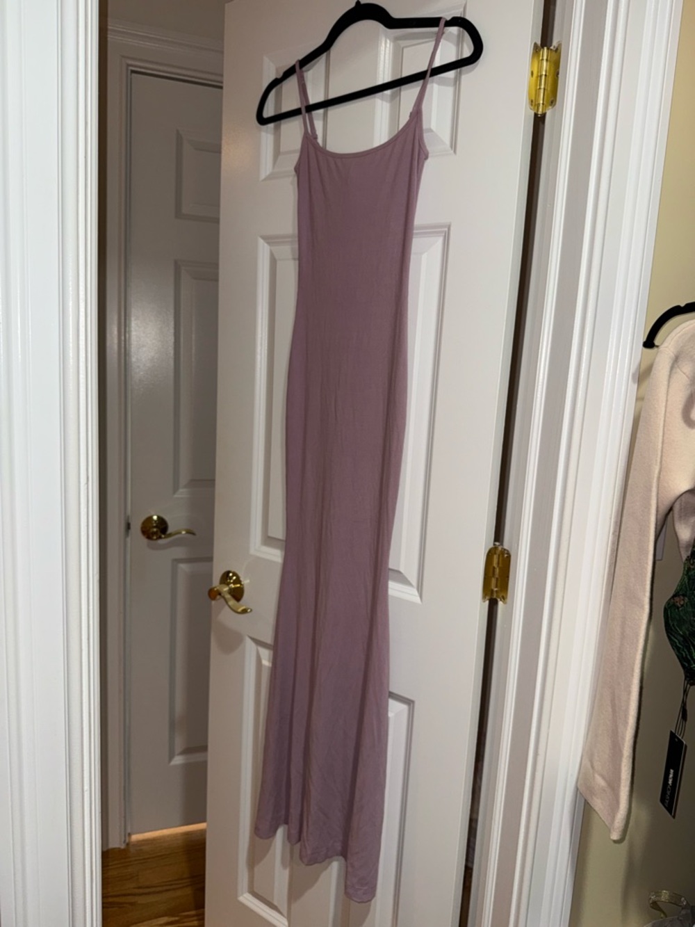SKIMS Mauve/Pink Maxi Slip Dress